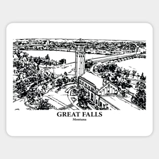 Great Falls - Montana Sticker